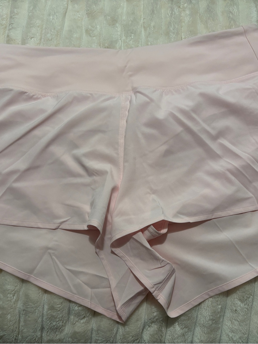 lululemon athletica Pale Pink High-Rise Speed Up Athletic Shorts